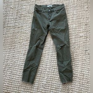 Loft Skinny Olive Green Jeans